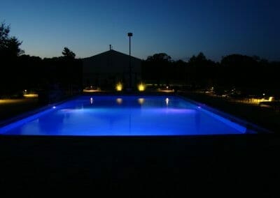 Blue Pool Lighting in Des Moines