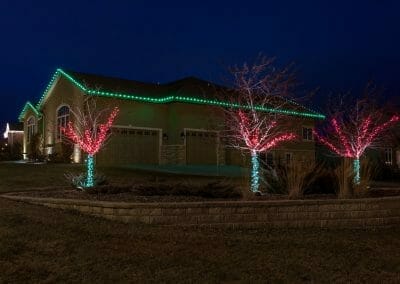 Christmas Lighting in Des Moines Iowa