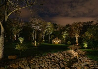 Outdoor Lighting in Iowa Stream