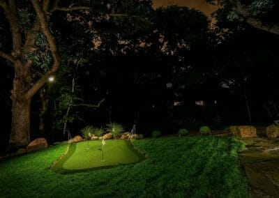 lighted mini golf course
