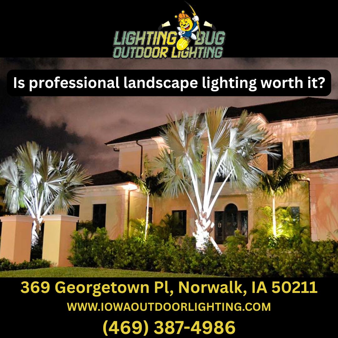 Is professional landscape lighting worth it?