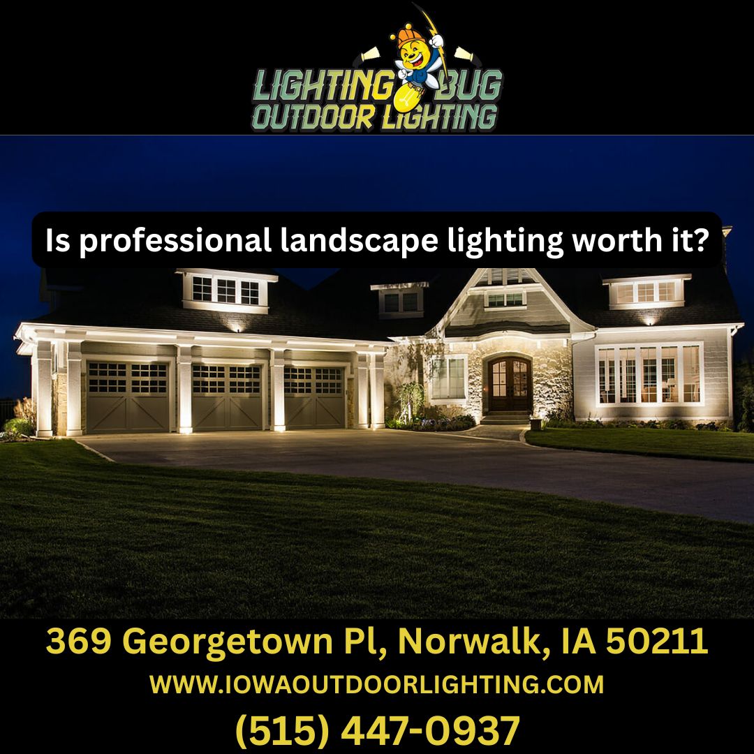 Is professional landscape lighting worth it?